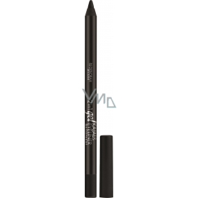 Deborah Milano 2in1 Gel Kajal & Eyeliner voděodolná tužka na oči 01 Black 1,5 g