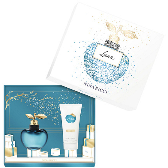 Nina Ricci Nina Luna toaletní voda pro ženy 80 ml + tělové mléko 100 ml, dárková sada