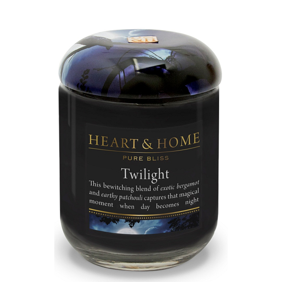 Heart & Home Stmívání Sojová vonná svíčka střední hoří až 30 hodin 110 g