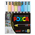 Posca Uniwersalny zestaw markerów akrylowych 0,7 - 1 mm Kolory pastelowe 8 sztuk PC-1MR