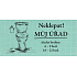 Albi Vtipná cedulka Neklepat! Můj úřad 20 x 10 cm