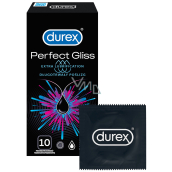 Durex Perfect Gliss prezerwatywy z dodatkowym lubrykantem 10 sztuk