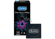 Durex Perfect Gliss prezerwatywy z dodatkowym lubrykantem 10 sztuk