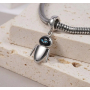 Charm Srebrny 925 Disney Pixar Wall-E, robot Eva, zawieszka na bransoletkę film