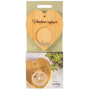 Albi Świeca i Świeczka z niespodzianką Wszystkiego najlepszego 4 sztuki Albi Świeca i Świeczka z niespodzianką Wszystkiego najlepszego 4 sztuki