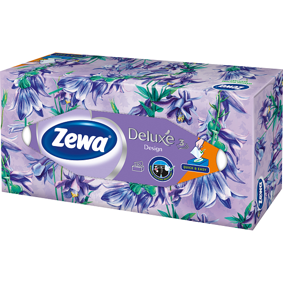 Zewa Deluxe Family Box 3-warstwowe chusteczki papierowe, 90 szt.