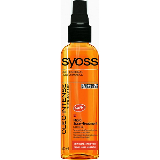 Syoss Oleo Intense Thermo Care kúra pro suché a lámavé vlasy sprej 150 ml