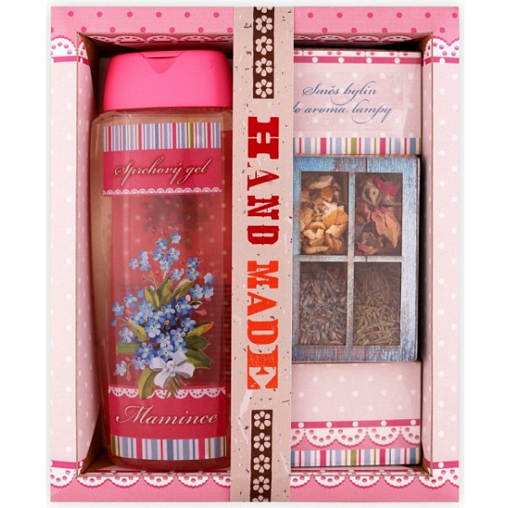 Bohemia Gifts Pro maminku sprchový gel 300 ml + bylinky do aroma lampy, kosmetická sada