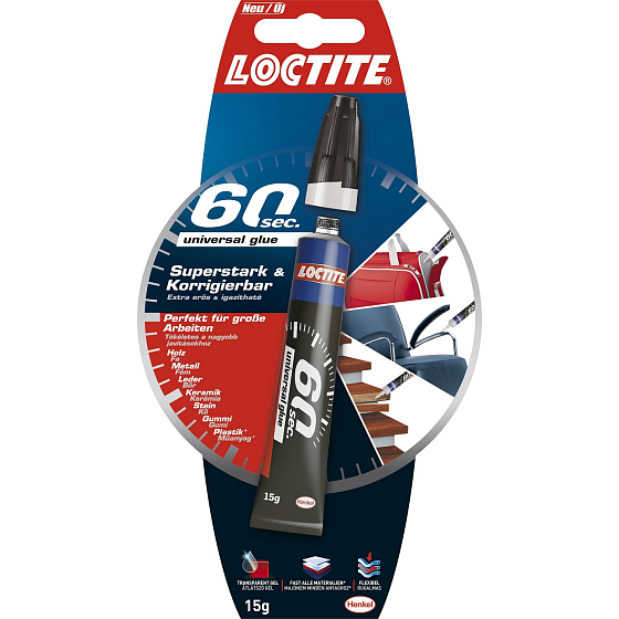 Loctite 60 sekund univerzální lepidlo 15 g