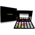 Be Chic! Playful Colors kosmetická paleta očních stínů 24 barevných odstínů + Pearle Miracle sada kosmetických štětců 10 kusů