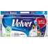 Velvet Winter Edition jemný bílý toaletní papír se zimním potiskem 150 útržků 3 vrstvý 8 kusů
