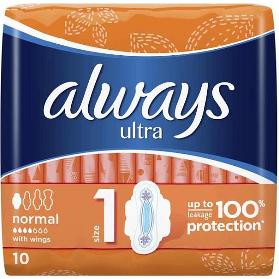Always Ultra Normal Plus podpaski higieniczne 10 sztuk
