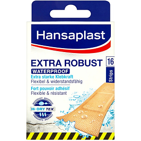 Hansaplast Extra Robust wodoodporny plaster, 16 sztuk