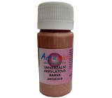 Art e Miss Uniwersalna farba akrylowa perłowa 24 Brązowa 40 g