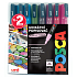 Posca Univerzální sada akrylátových popisovačů 0,9 - 1,3 mm Autumn Podzimní barvy 8 kusů PC-3M
