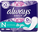 Always Daily To go Normal wkładki higieniczne 20 sztuk