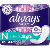 Always Daily To go Normal wkładki higieniczne 20 sztuk