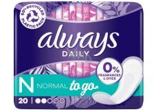 Always Daily To go Normal wkładki higieniczne 20 sztuk
