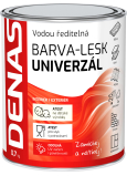 DENAS UNIVERZÁL-LESK farba nawierzchniowa do drewna, metalu i betonu, 0100 biała, 700 g