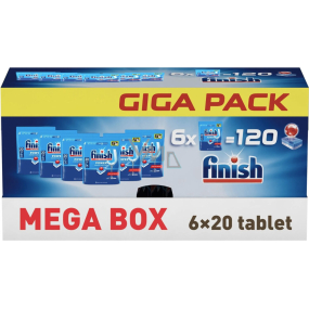 Finish tabletki do zmywarki GIGAPACK, 120 szt.