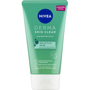 Nivea Derma Skin Clear Peeling oczyszczający do twarzy, 150 ml