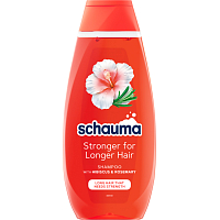 Schauma szampon Stronger for Longer Hair do długich włosów z hibiskusem i rozmarynem 400ml
