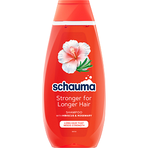 Schauma szampon Stronger for Longer Hair do długich włosów z hibiskusem i rozmarynem 400ml