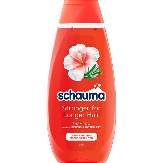 Schauma szampon Stronger for Longer Hair do długich włosów z hibiskusem i rozmarynem 400ml