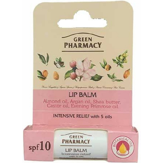 Green Pharmacy Balsam do ust Dla intensywnej ulgi, 3,6 g