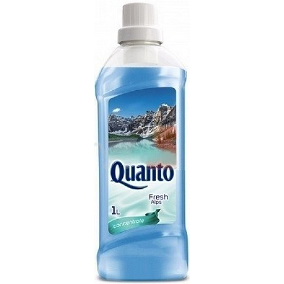 Quanto Fresh Alps koncentrovaná aviváž prostředek na zjemnění prádla a snadné žehlení 1 l