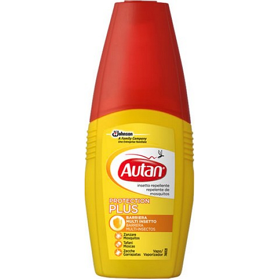 Autan Protection Plus ochrana proti komárům, klíšťatům a mouchám 100 ml rozprašovač