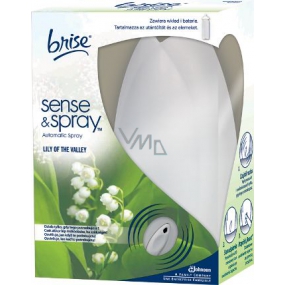 Brise Sense & Spray Konvalinka automatický osvěžovač vzduchu 18 ml sprej Brise Sense & Spray Konvalinka automatický osvěžovač vzduchu 18 ml sprej