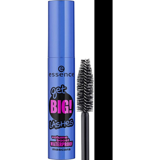 Essence Get Big! Lashes Volume Boost wodoodporna maskara czarna 12 ml