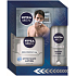 Nivea Men Shaving Silver voda po holení Silver Protect 100 ml + pěna na holení Silver Protect 200 ml kosmetická sada