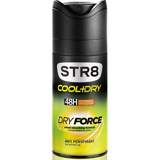 Str8 Cool + Dry Dry Force 48h antiperspirant deodorant sprej pro muže 150 ml