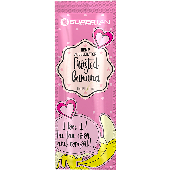 SuperTan Frosted Banana intensywny przyspieszacz opalania do solarium 15 ml