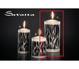 Lima Savana świeczka czarna wałec 80 x 150 mm 1 sztuka