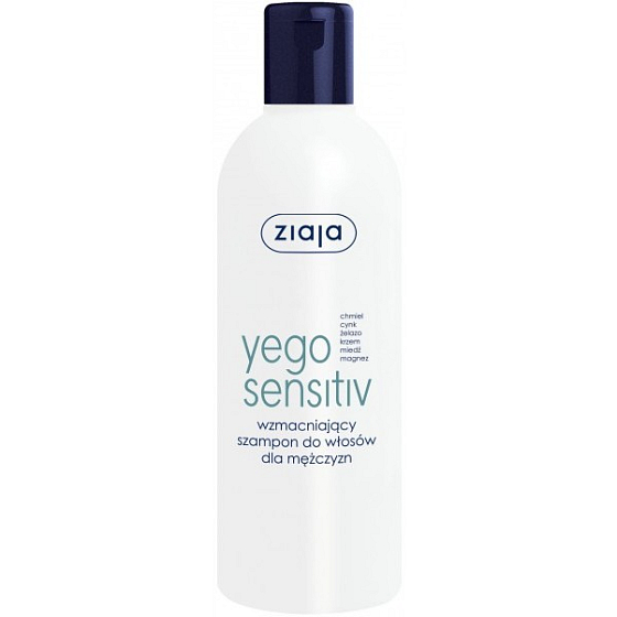 Ziaja Yego Men Sensitive posilující šampon na vlasy 300 ml