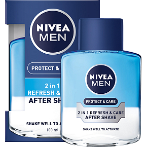 Nivea Men Protect & Care 2w1 nawilżająca woda po goleniu, 100 ml