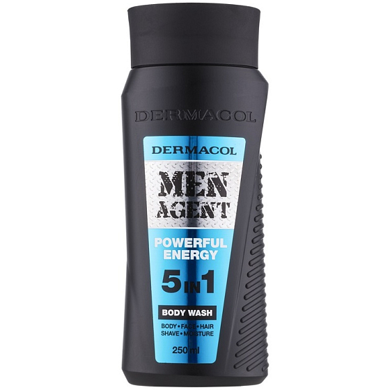 Dermacol Men Agent Powerful Energy 5v1 sprchový gel pro muže 250 ml