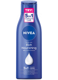 Nivea Body Milk 48h výživné tělové mléko pro suchou až velmi suchou pokožku 400 ml