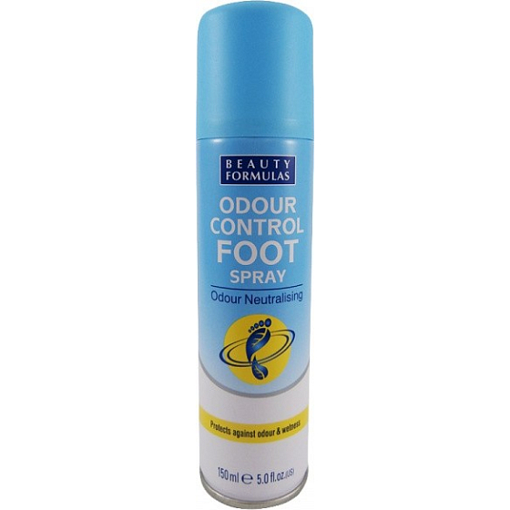 Beauty Formulas Odour Control Foot antiperspirant sprej na nohy 150 ml