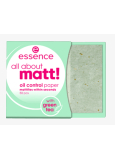 Essence All About Matt! papírky proti mastnotě 50 kusů