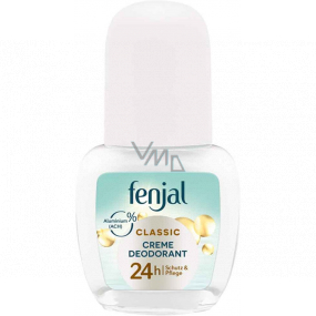 Fenjal Classic 24h kulkowy dezodorant roll-on bez alkoholu dla kobiet 50 ml
