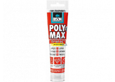 Bison Poly Max Crystal Express szybkoschnące uniwersalne klej i uszczelniacz szary 115 g