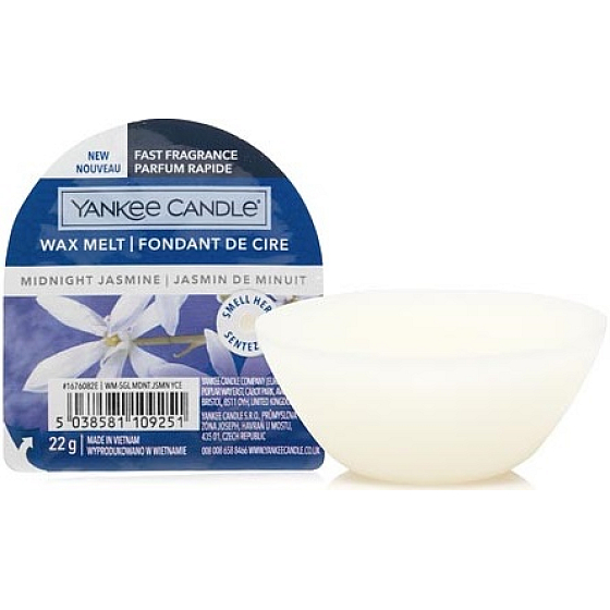 Yankee Candle Midnight Jasmine - Půlnoční jasmín zapachowy wosk do kominków aromatycznych 22 g