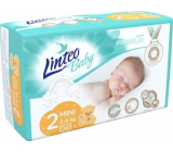 Linteo Baby Premium 2 Mini 3 - 6 kg jednorazowe pieluszki 34 sztuki