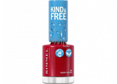 Rimmel London Kind & Free lak do paznokci 156 Poppy Pop Red 8 ml