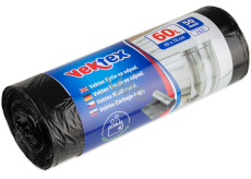 Vektex Worki na śmieci czarne 6 ą, 60 litrów 60 x 70 cm 50 sztuk