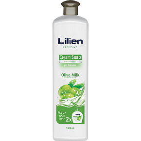 Lilien Olive Milk płynne mydło, uzupełnienie, 1 l